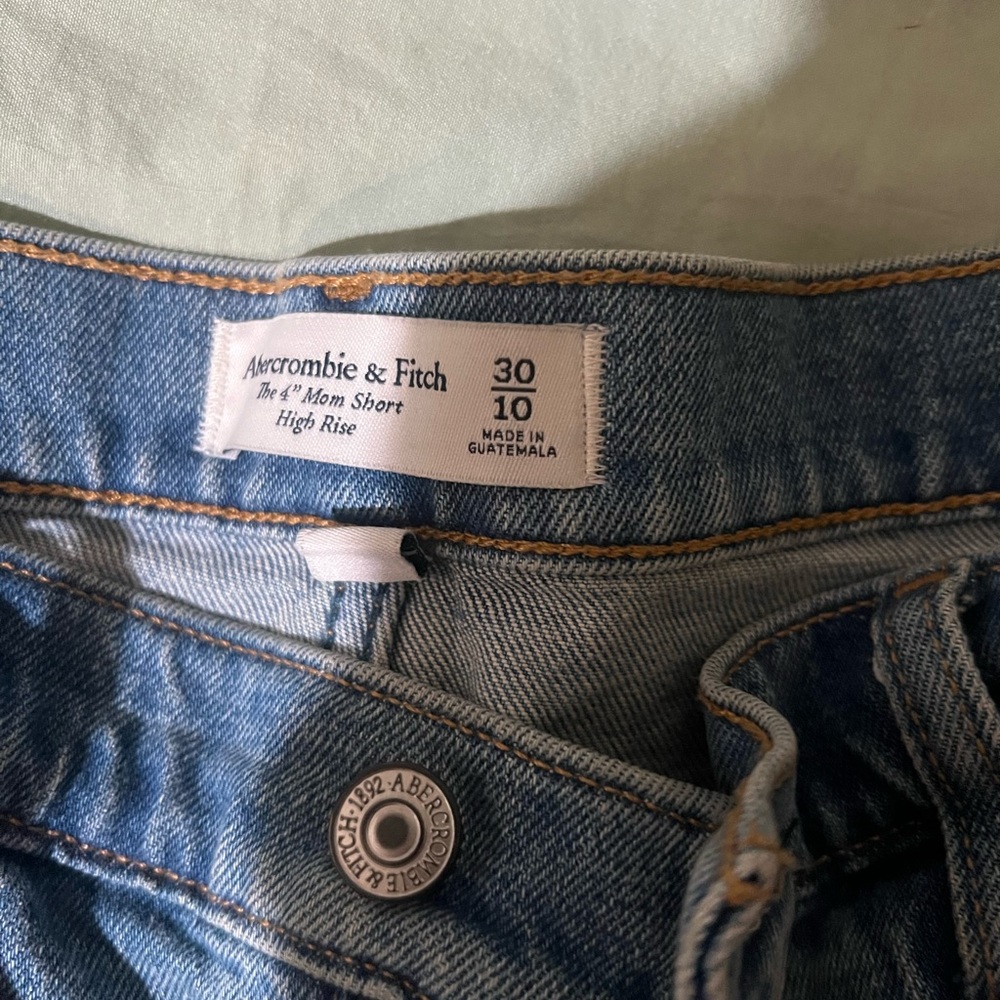 Abercrombie & Fitch Blue Jean Shorts - Picture 2 of 3